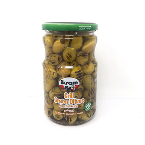 Ikram Grill Green Olives 23.28oz