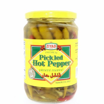 Ziyad Pickled Hot Pepper, 12 oz Jar