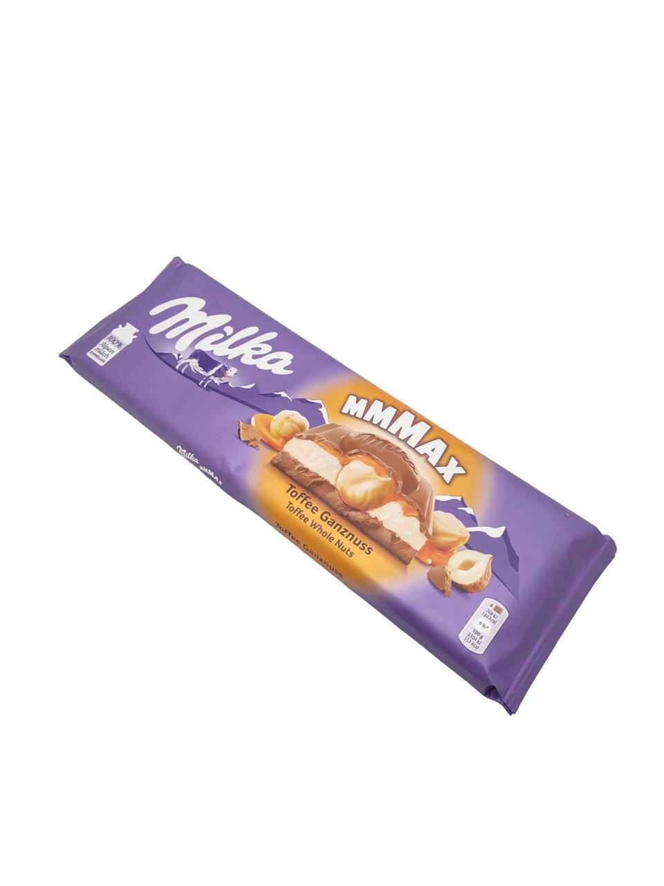 Milka Mmmax Toffee Whole Nut Chocolate 300g