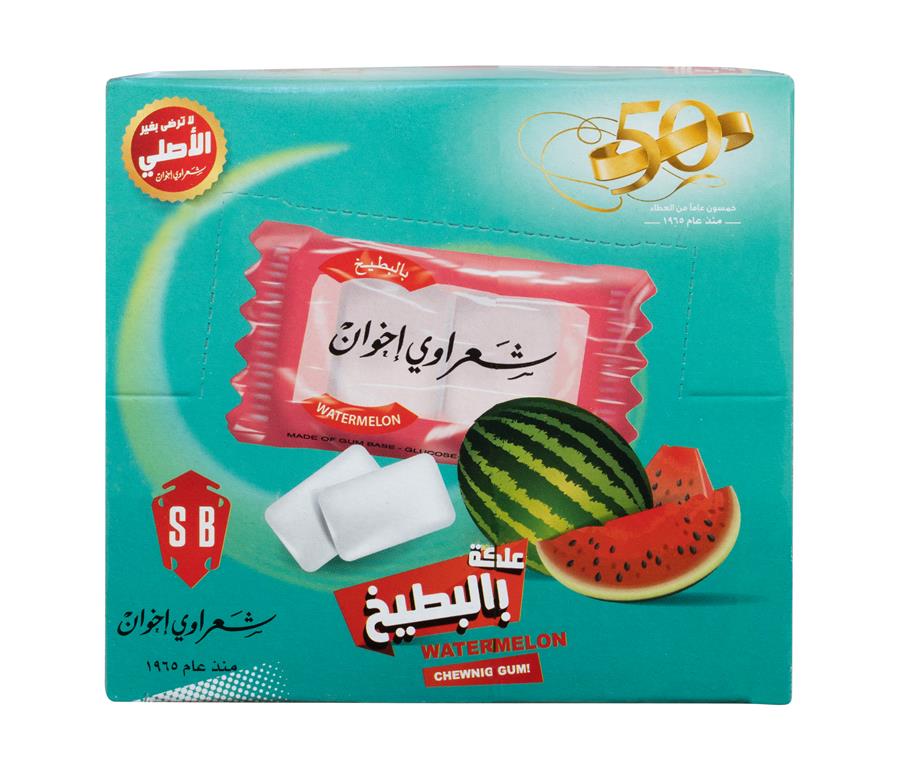 Sharawi Chewing Gum Watermelon 100x2g