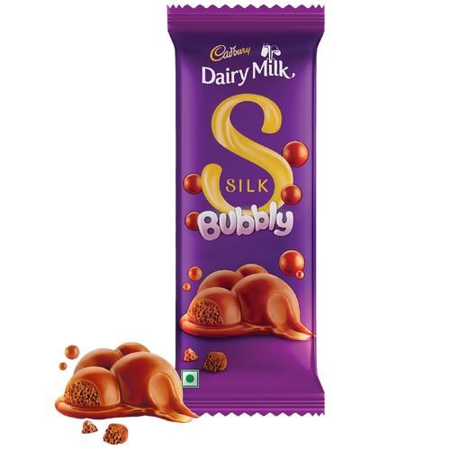 Cadbury Dairy Milk Silk Bubbly Chocolate Bar, 50 g