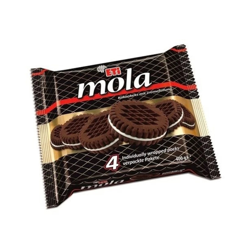 Eti Mola Cocoa Sandwich Cookies 364g