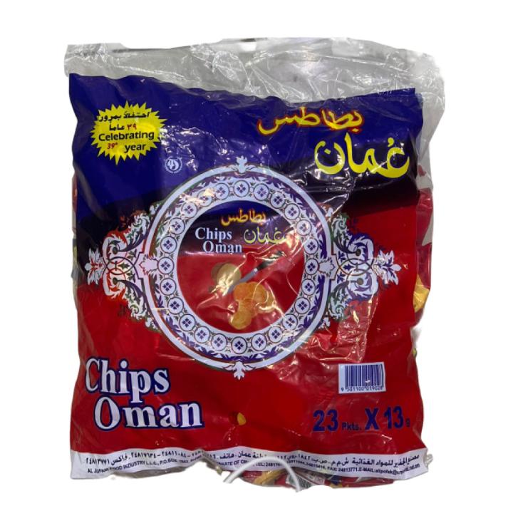 Oman Potato Chips Chilli Flavor - 13gx23
