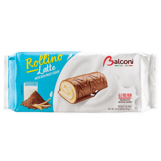 Balconi Rollino Latte Sponge cake w Milk 222g