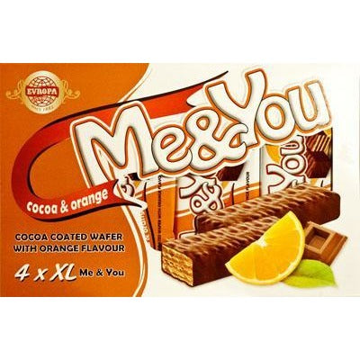 Evropa Me & You Orange Choco Wafers 4pcs- 132g