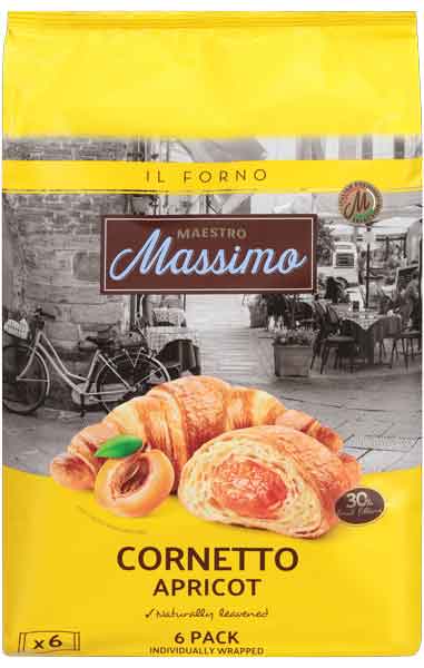 Maestro Massimo Croissant Apricot 6 Pcs- 300g