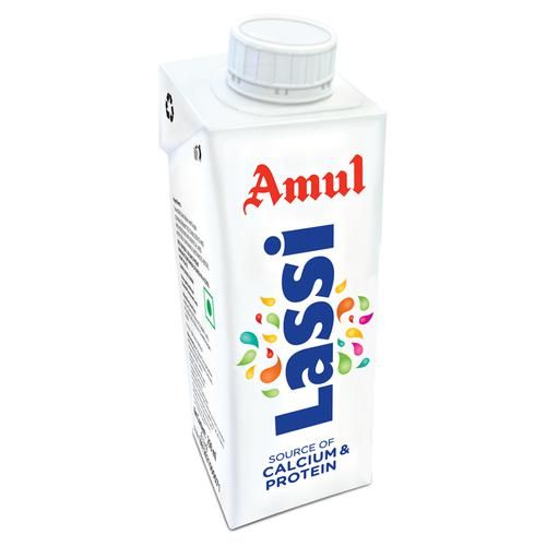 Amul Lassi - Rose Flavour, 250 ml Carton