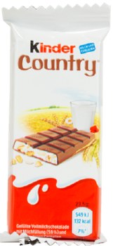 Kinder Country Chocolate Bar 23.5g