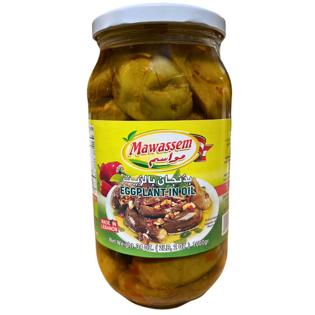 Mawassem Eggplant in Oil (Mackdous) 34oz