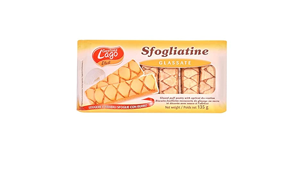 Lago Sfogliatine Glazed Puff Pastry, 135g