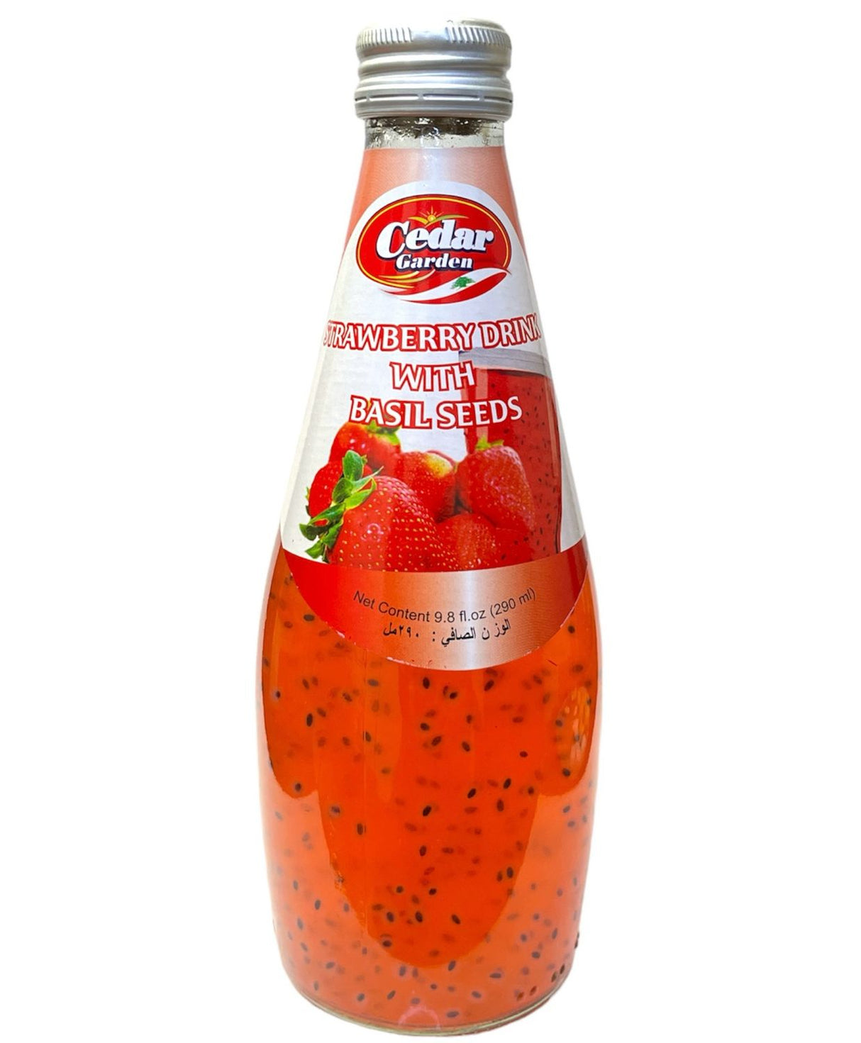Cedar Garden Strawberry w Basil Seeds 290ml