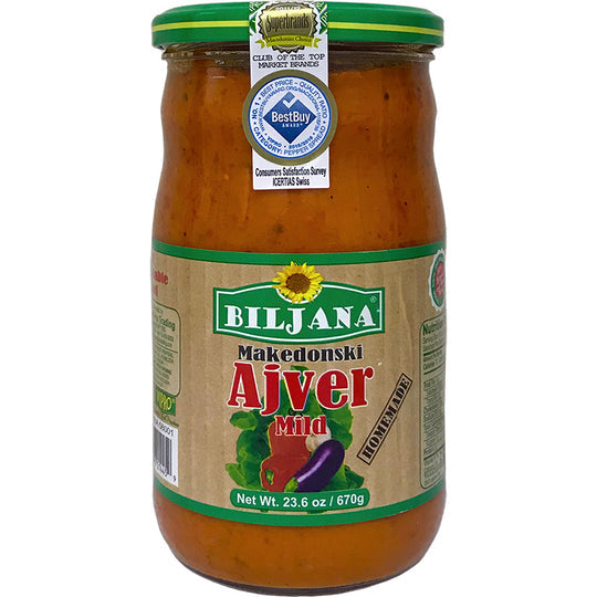 Biljana Ajvar Mild (Makedonski) (670g)