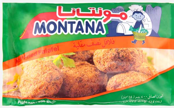 Montana Frozen Half Fried Falafel 400g