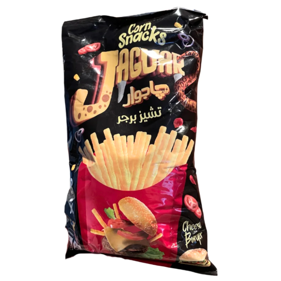 Corn Sancks Jaguar Stix Cheese Burger 60Gr