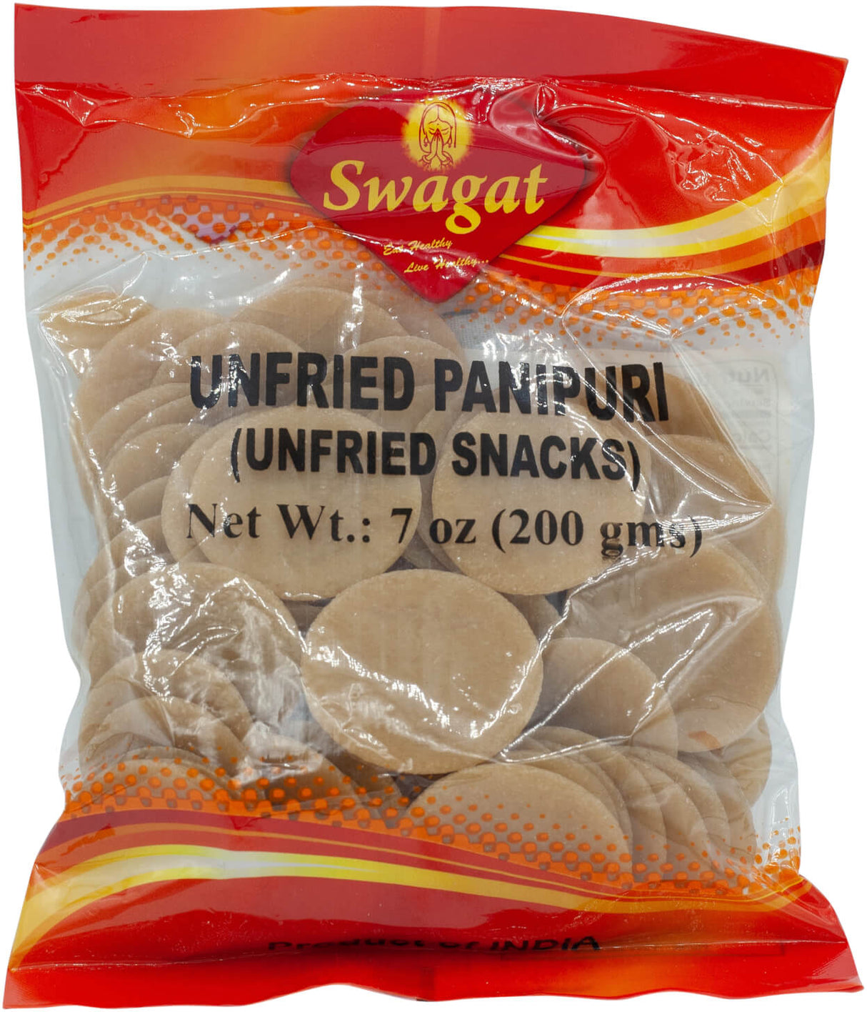 Swagat Pani Puri (Unfried) - 200gm