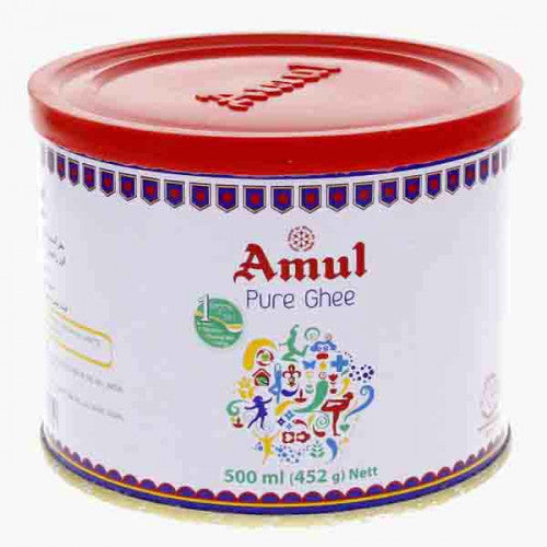 Amul Pure Water Buffalo and Cow Milk Fat Ghee 16oz