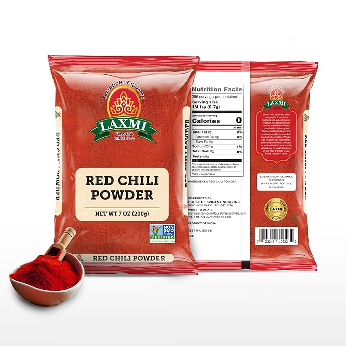 Laxmi Red Chilli Powder - 7oz (200g)