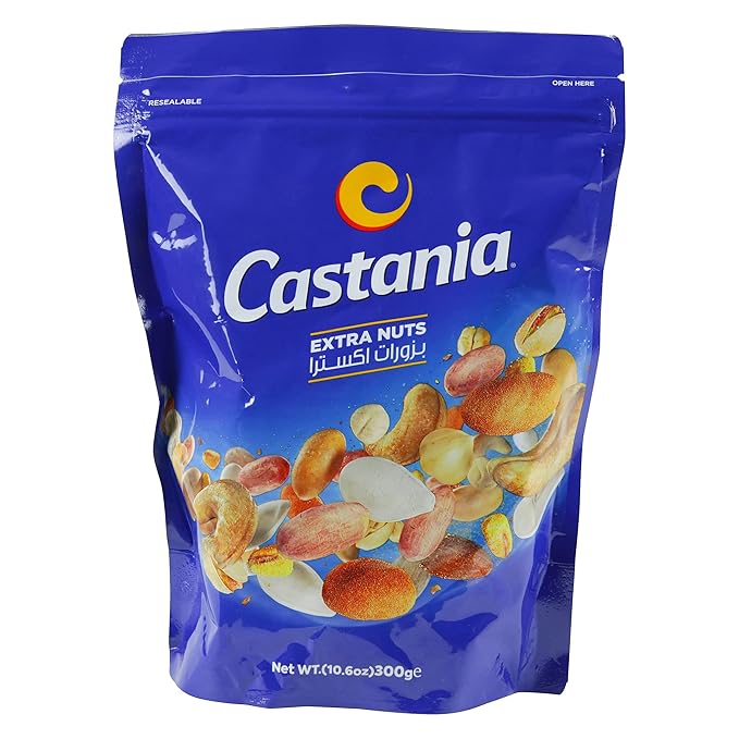 Castania Mixed Nuts ( Extra Nuts) 10.6oz Bag