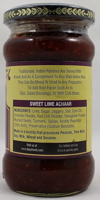 Deep Sweet Lime Pickle 12oz
