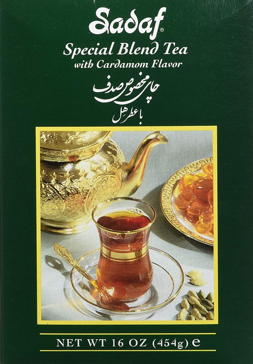 Sadaf Special Blend Tea with Cardamom 16oz