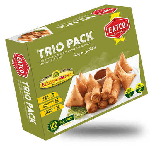 Rehmat Trio Pack Samosas 100pc