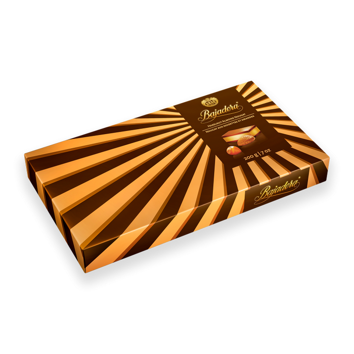 Kras Bajadera Hazelnut Almond Nougat, 7 oz