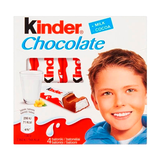 Kinder Milk Chocolate Bars (50g)