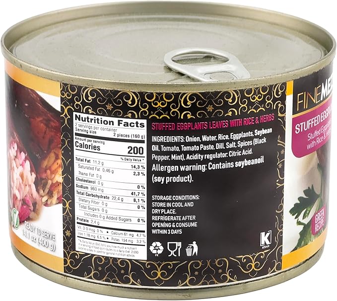 FineMeze Stuffed Eggplant 400g