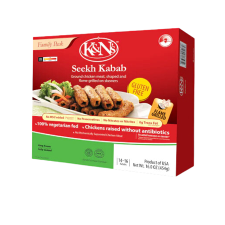 K&N's Seekh Kabab Family Pack 454g