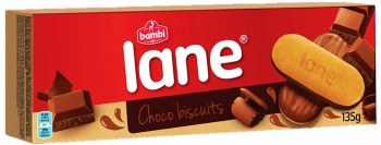 Bambi Choco Lane Plazma Biscuits 135g