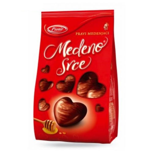 Pionir Honey Heart Gingerbread Cakes 350g