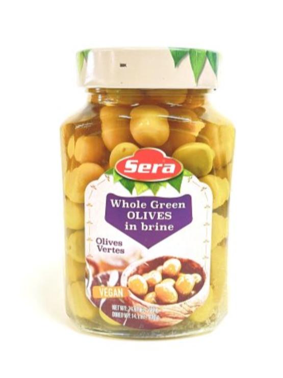Sera Whole Green Olives 24.69oz