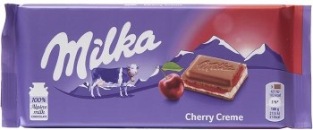 Milka Cherry Choco Bar 100g