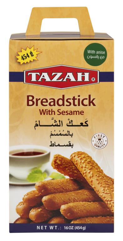Tazah Sesame Bread Sticks 16 oz