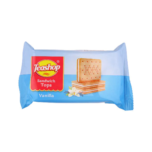 Teashop Sandwich Tops Vanilla Biscuits 52g
