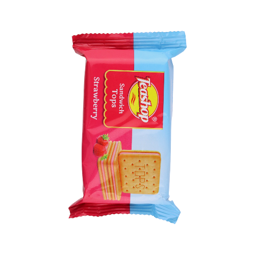 Teashop Sandwich Tops Strawberry 52g