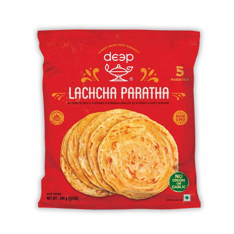 Deep Lachcha Paratha 340gm - 5pcs