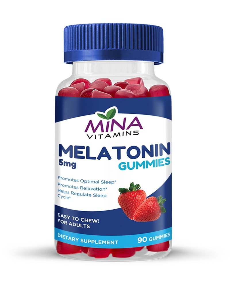 Mina Vitamins Halal Melatonin Gummies 90ct