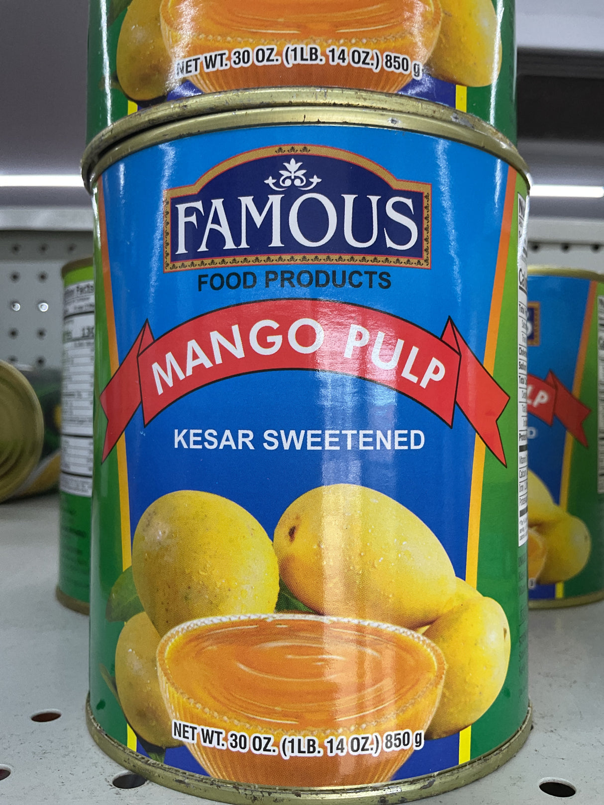 Famous Mango Pulp 850g