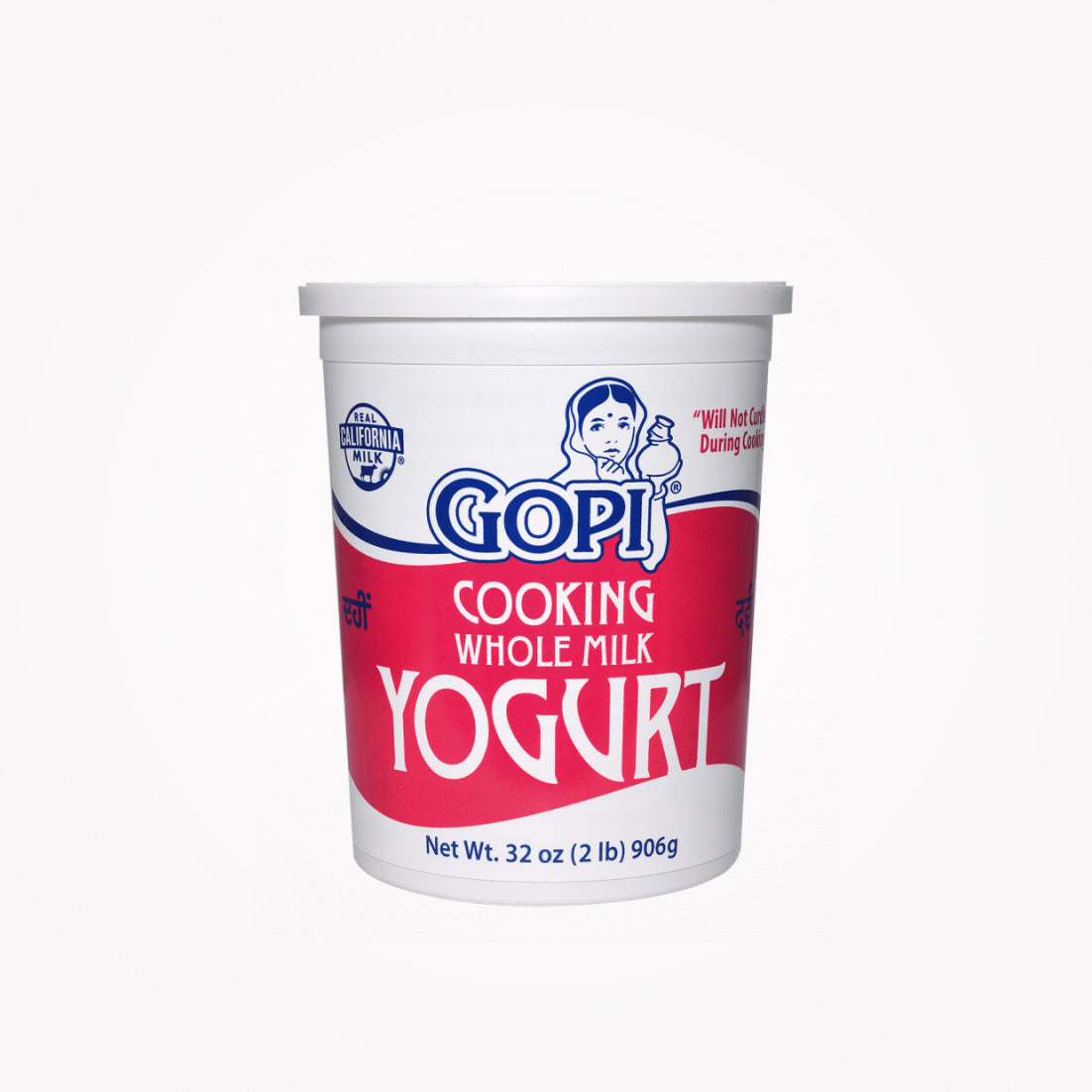 Gopi Cooking Whole Milk Yogurt, 32oz