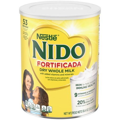Nestle Nido Fortificada Instant Milk Powder - 56.4oz