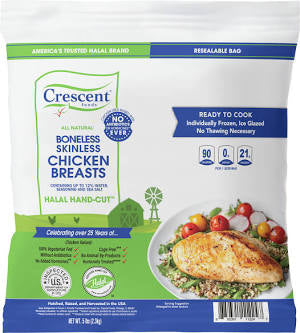 Crescent Boneless Chicken Breasts 5lb