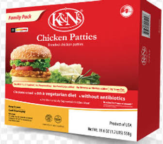 K&Ns Chicken Patties 558g