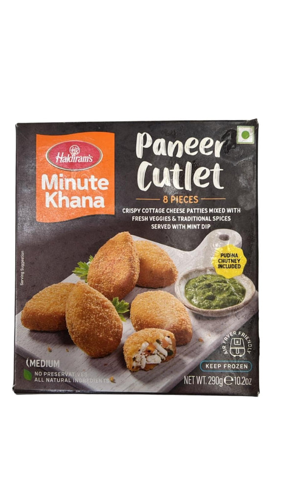 Haldiram Paneer Cutlet 8pc- 290g