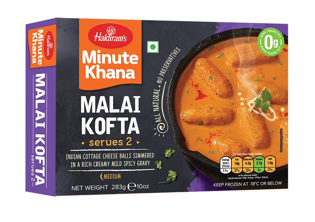 Haldiram Frozen Malai Kofta. 283g