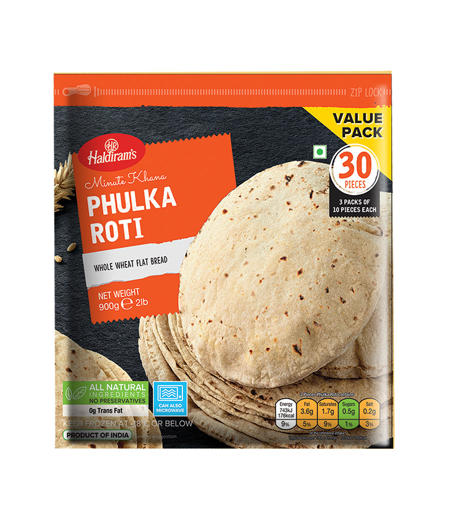 Haldiram Phulka Roti 30pc- 900g
