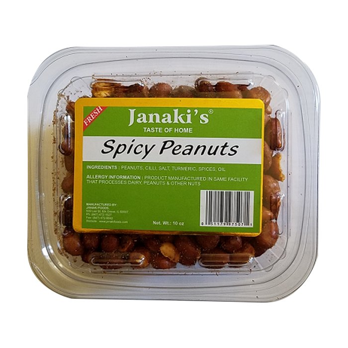 Janaki's Spicy Peanuts 10oz