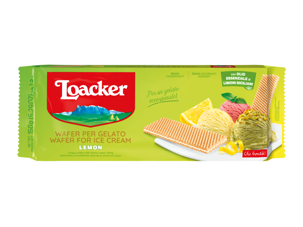 Loacker Lemon Wafers 150g