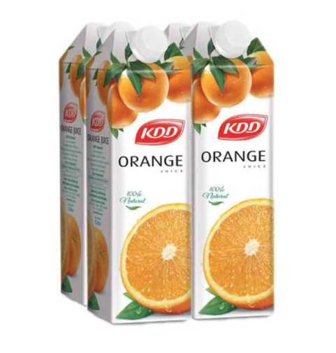 Kdd Orange Juice 4 pcs x 1 L