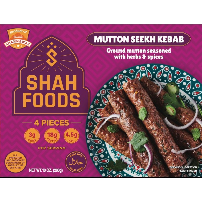 Shahnawaz Mutton Seekh Kabab 283g